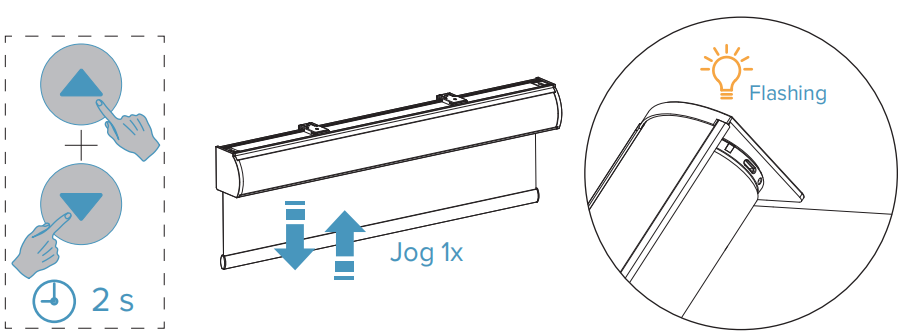 Change the Motor’s Rotation Direction – SmartWave Shades